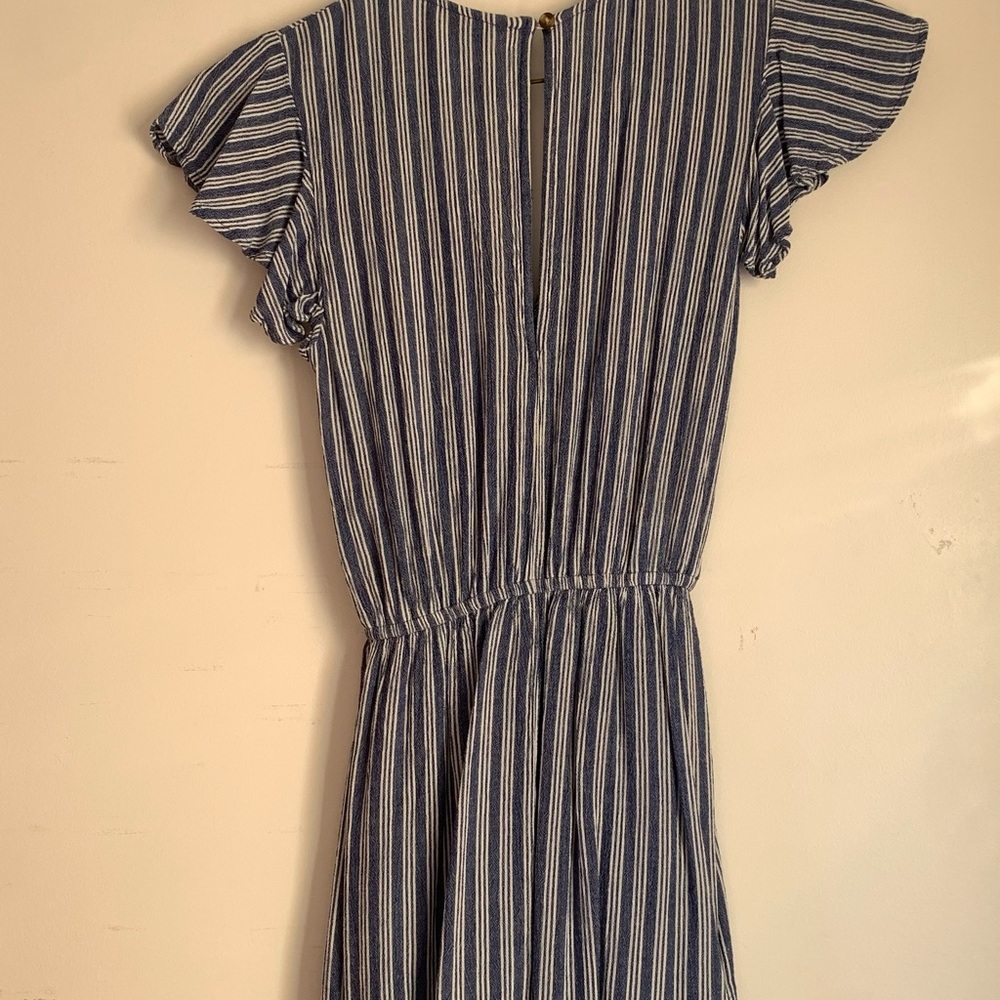 Striped Summer Ruffle Dress - Picture 3 of 4